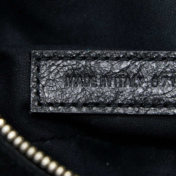 Balenciaga Le Cagole XS Shoulder Bag Arena Lambskin Black SHW | Studded Leather Shoulder Bag