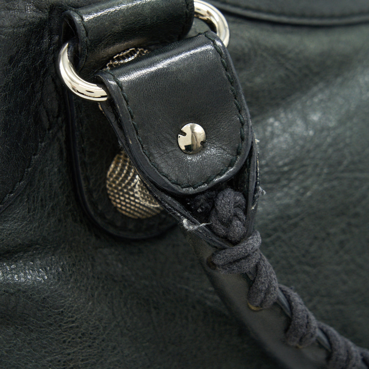 Balenciaga women's handbag Black luxury designer leather