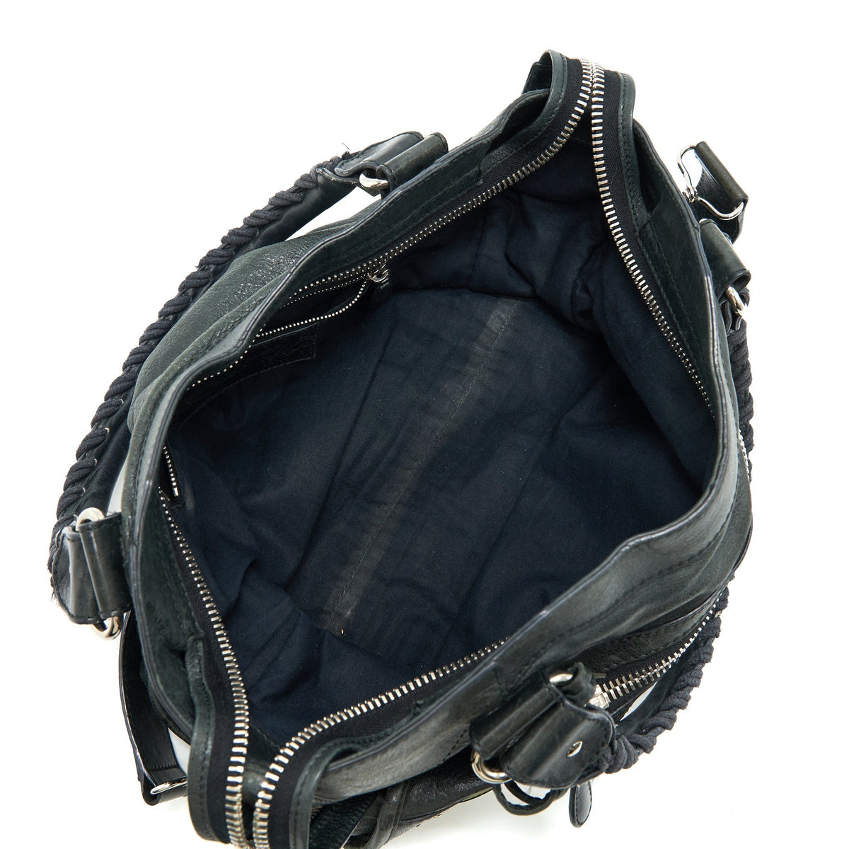 Balenciaga designer handbag leather closeup detail