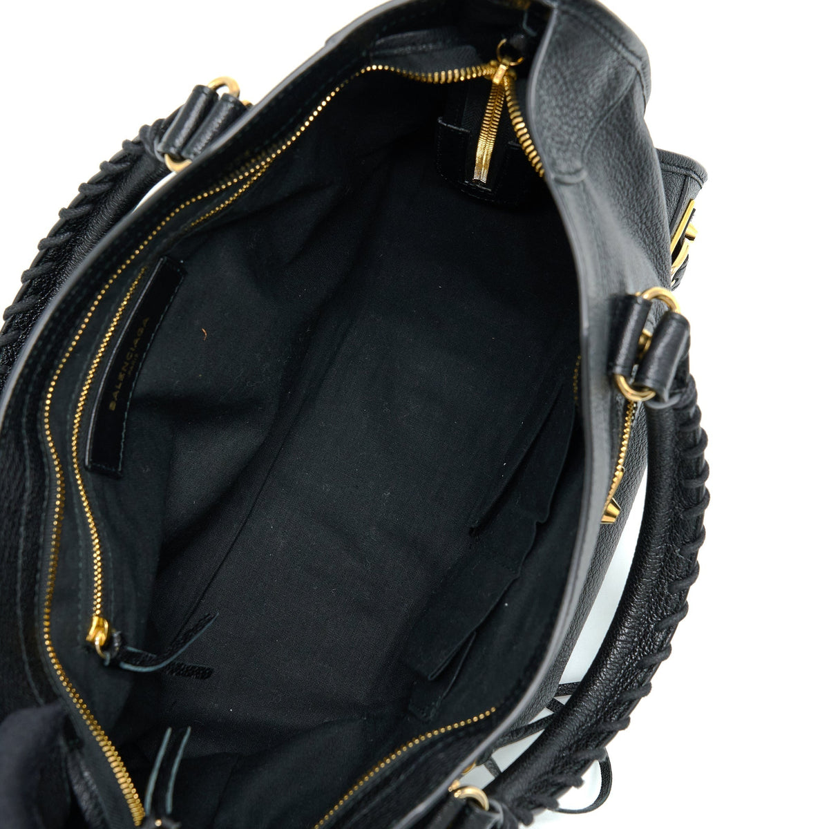 Balenciaga Edged City Bag Goatskin Black GHW — Designer Leather Handbag