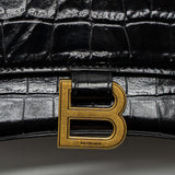 Balenciaga authentic luxury handbag Black calf craftsmanship
