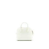 Balenciaga authentic luxury handbag White leather craftsmanship