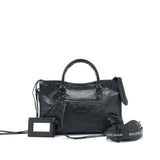 Balenciaga women's handbag Black luxury designer leather