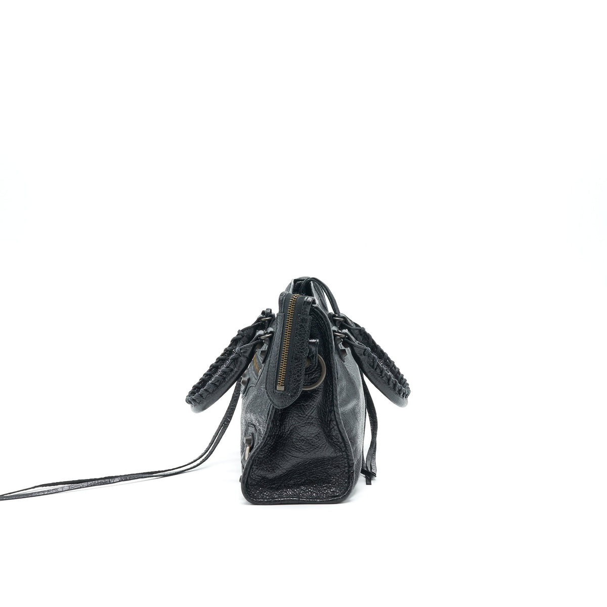 Luxar762 elegant leather Handbag flat lay view