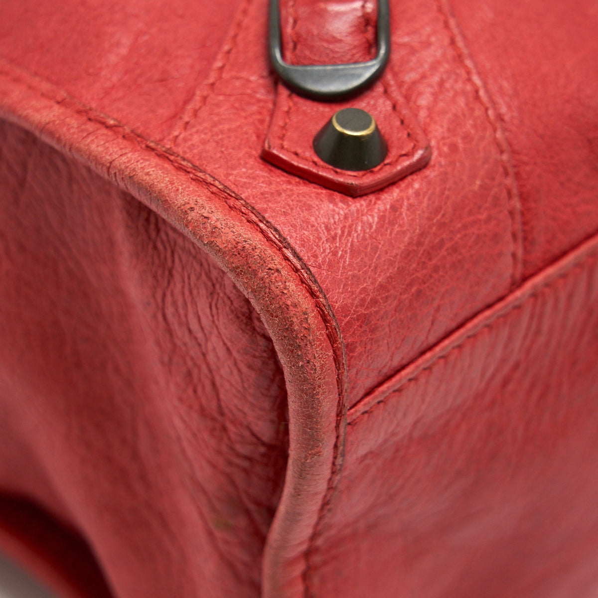 Balenciaga women's handbag Red luxury designer leather