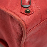 Balenciaga women's handbag Red luxury designer leather