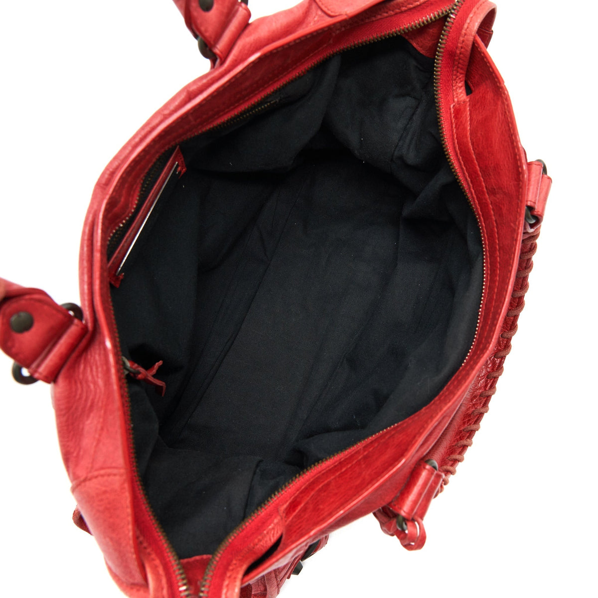 Authentic Balenciaga handbag Red luxury fashion accessory