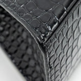 Balenciaga women's handbag Black luxury designer calf