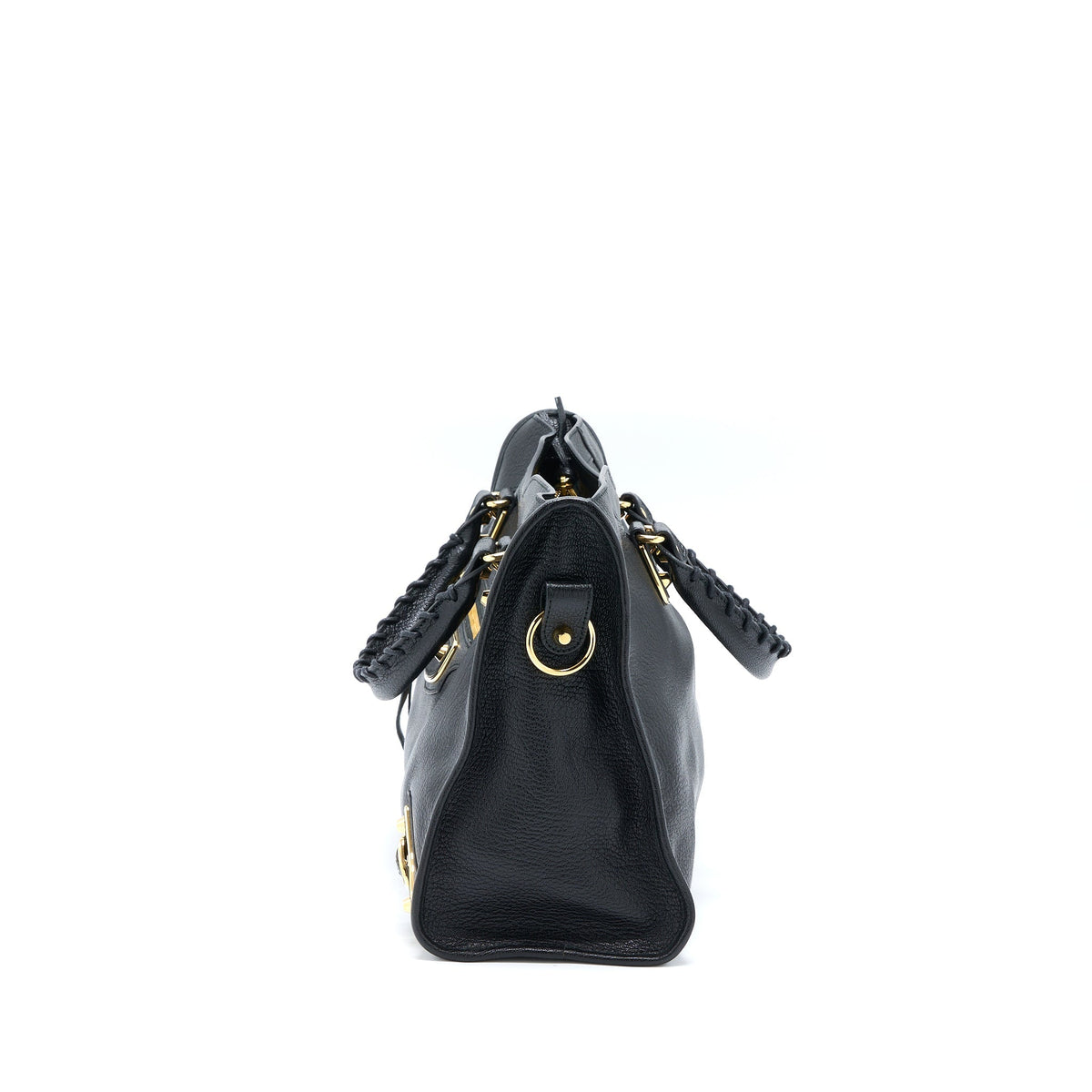 Balenciaga women's handbag Black luxury designer leather