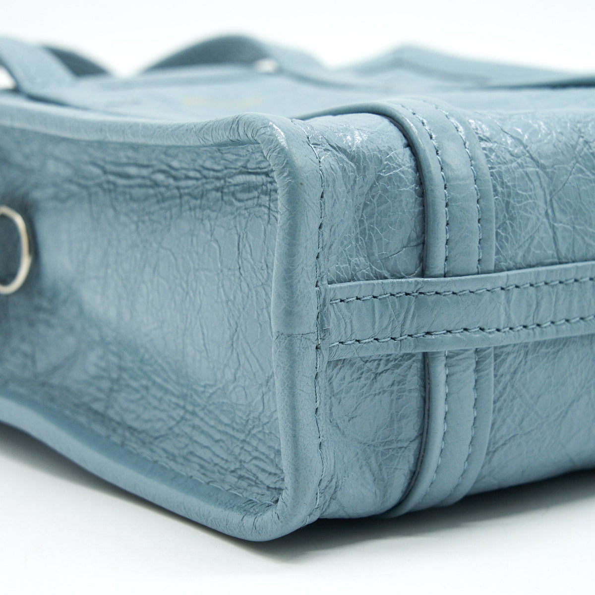 Balenciaga women's handbag Blue luxury designer leather