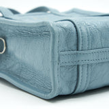 Balenciaga women's handbag Blue luxury designer leather