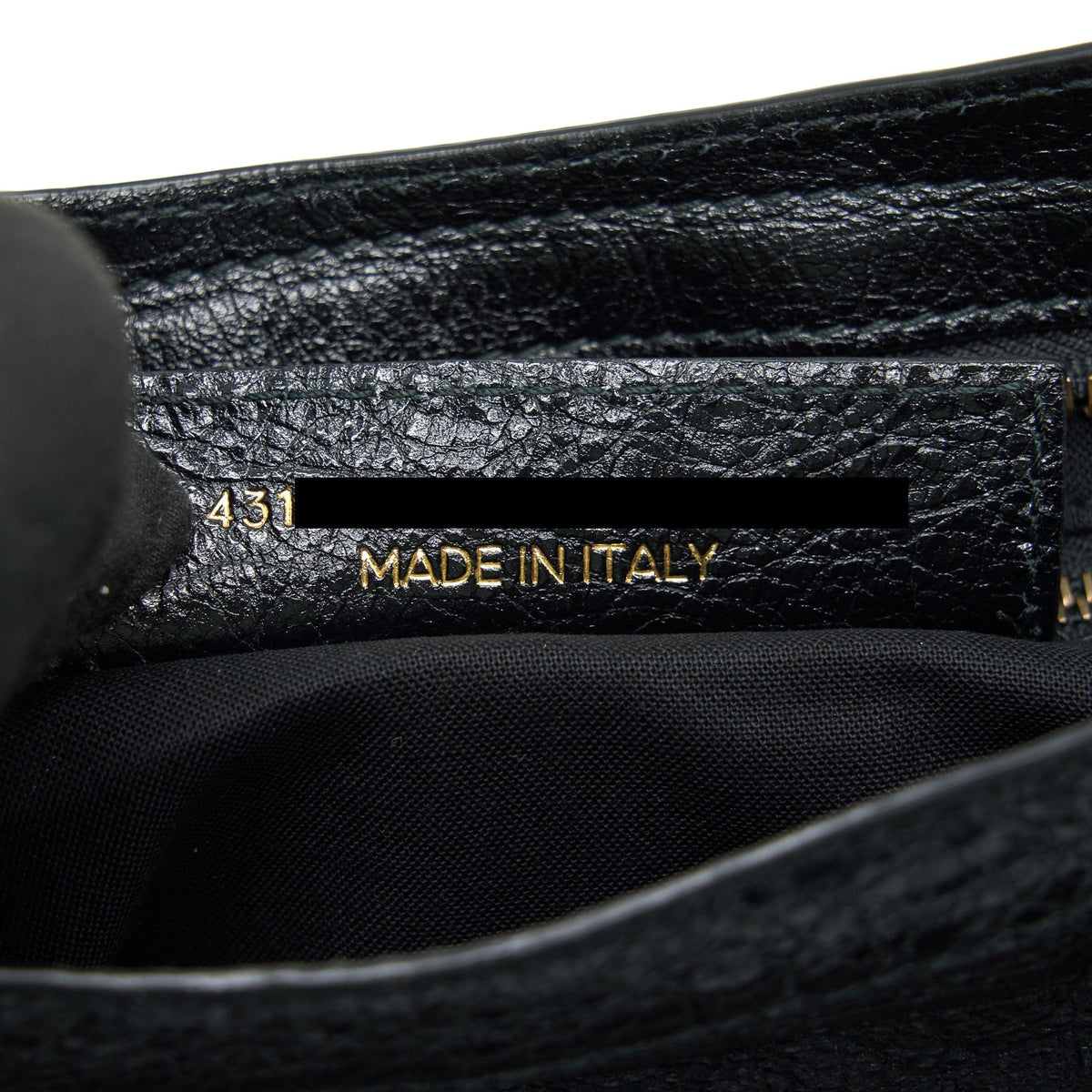 Luxar762 elegant leather Handbag back view