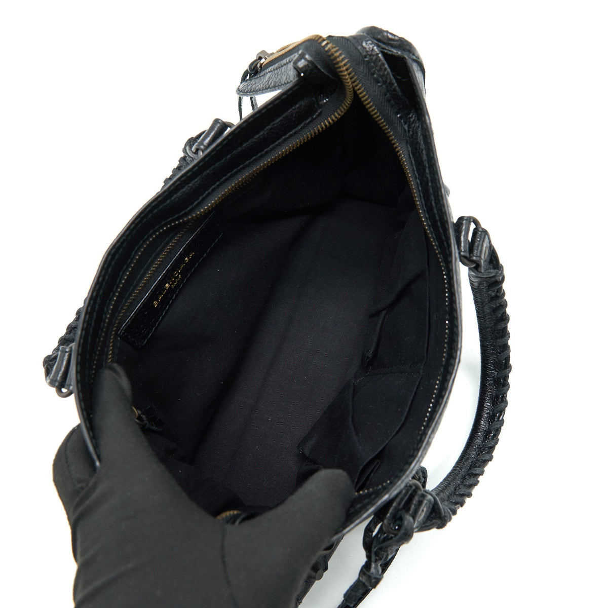 Luxar762 elegant leather Handbag top view