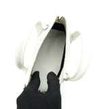 Luxar761 elegant leather Handbag angled view