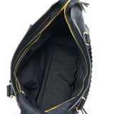 Balenciaga designer handbag leather closeup detail