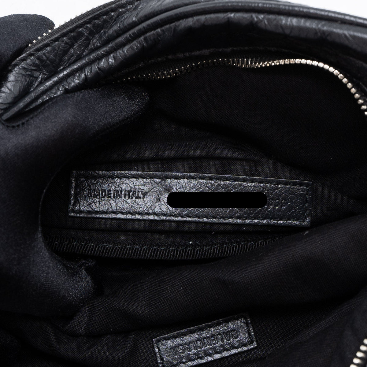 Balenciaga Europa Belt Bag Calfskin Black/Red SHW — Designer Belt Bag