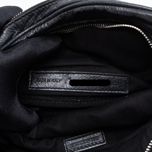 Balenciaga Europa Belt Bag Calfskin Black/Red SHW — Designer Belt Bag