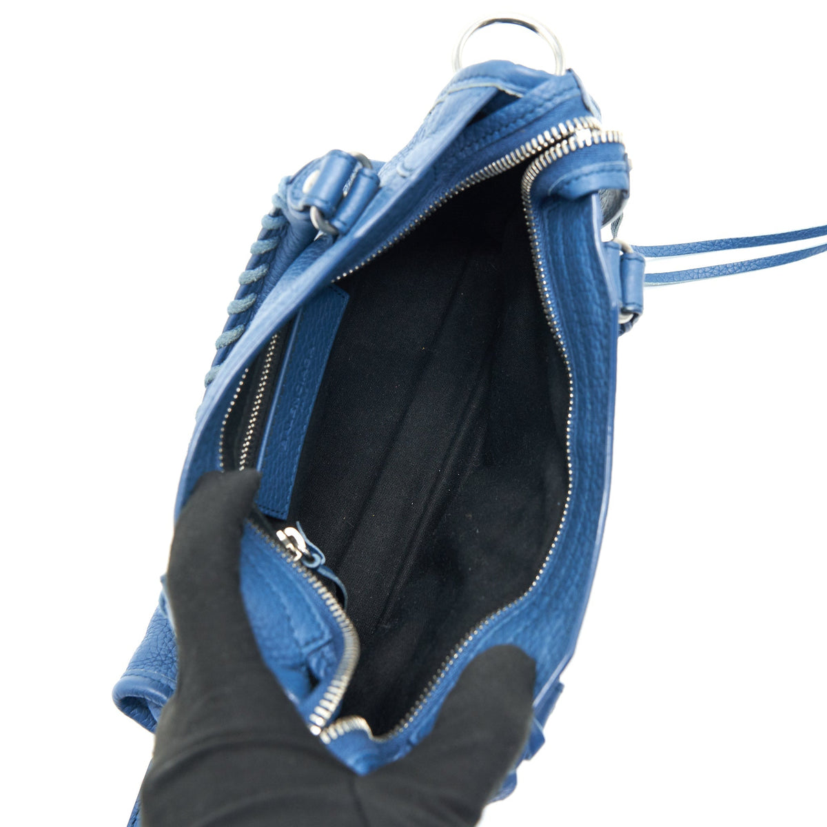 Luxar745 elegant leather Handbag back view
