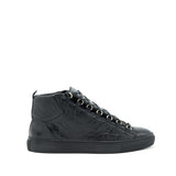 Balenciaga designer shoe leather closeup detail