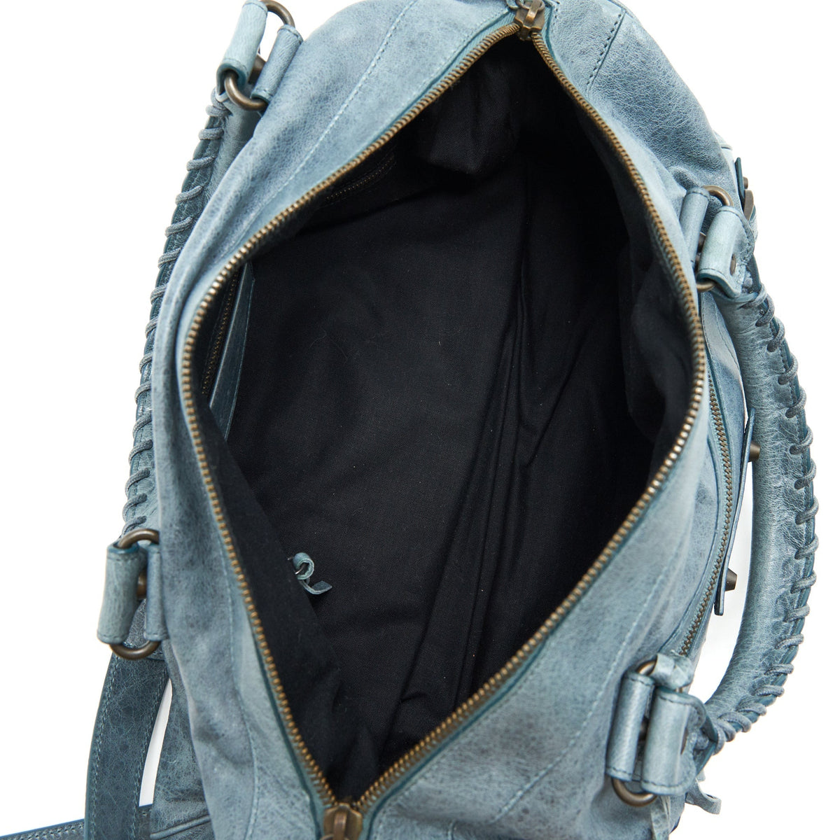 Luxar746 elegant leather Handbag side view