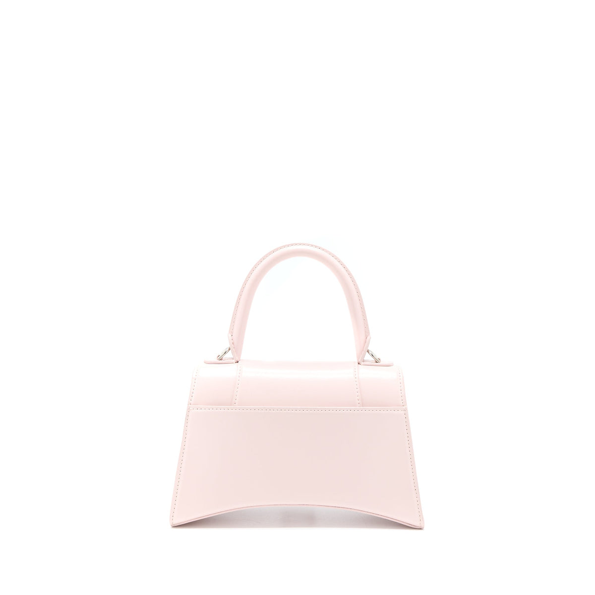 Balenciaga Hourglass S Calfskin Pink SHW | Designer Top Handle Bag