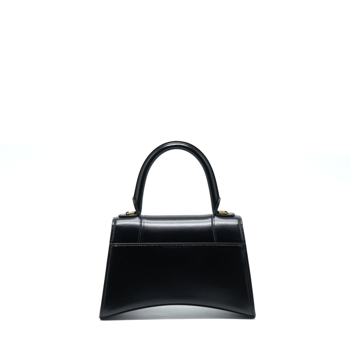 Side view of Balenciaga handbag Black premium designer bag
