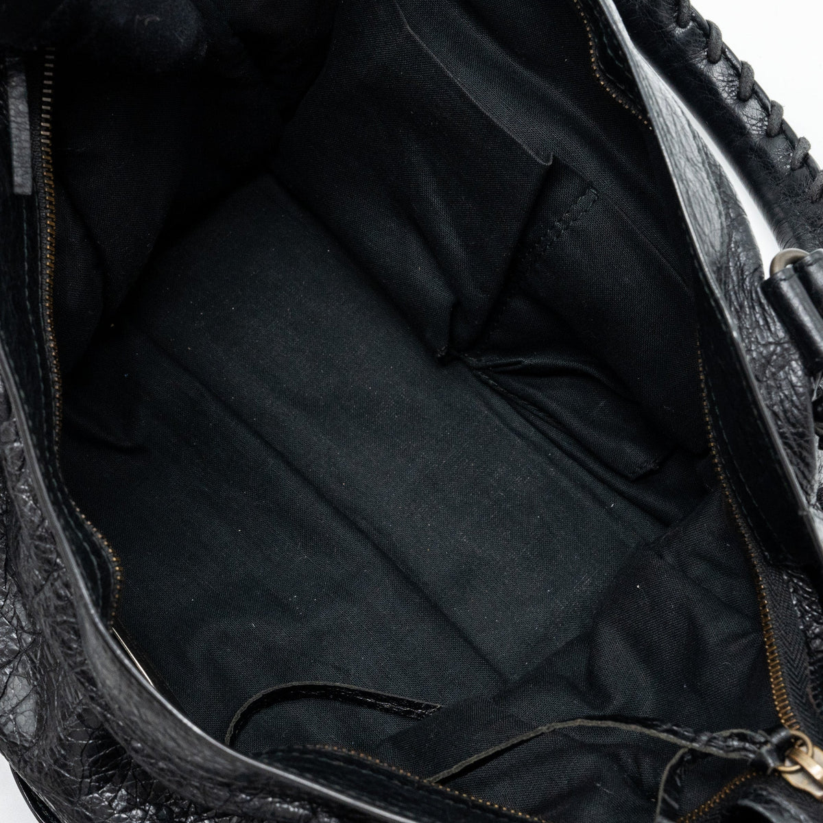 Balenciaga Classic City Bag leather Black Ruthenium Gold Hardware — Designer Leather Handbag