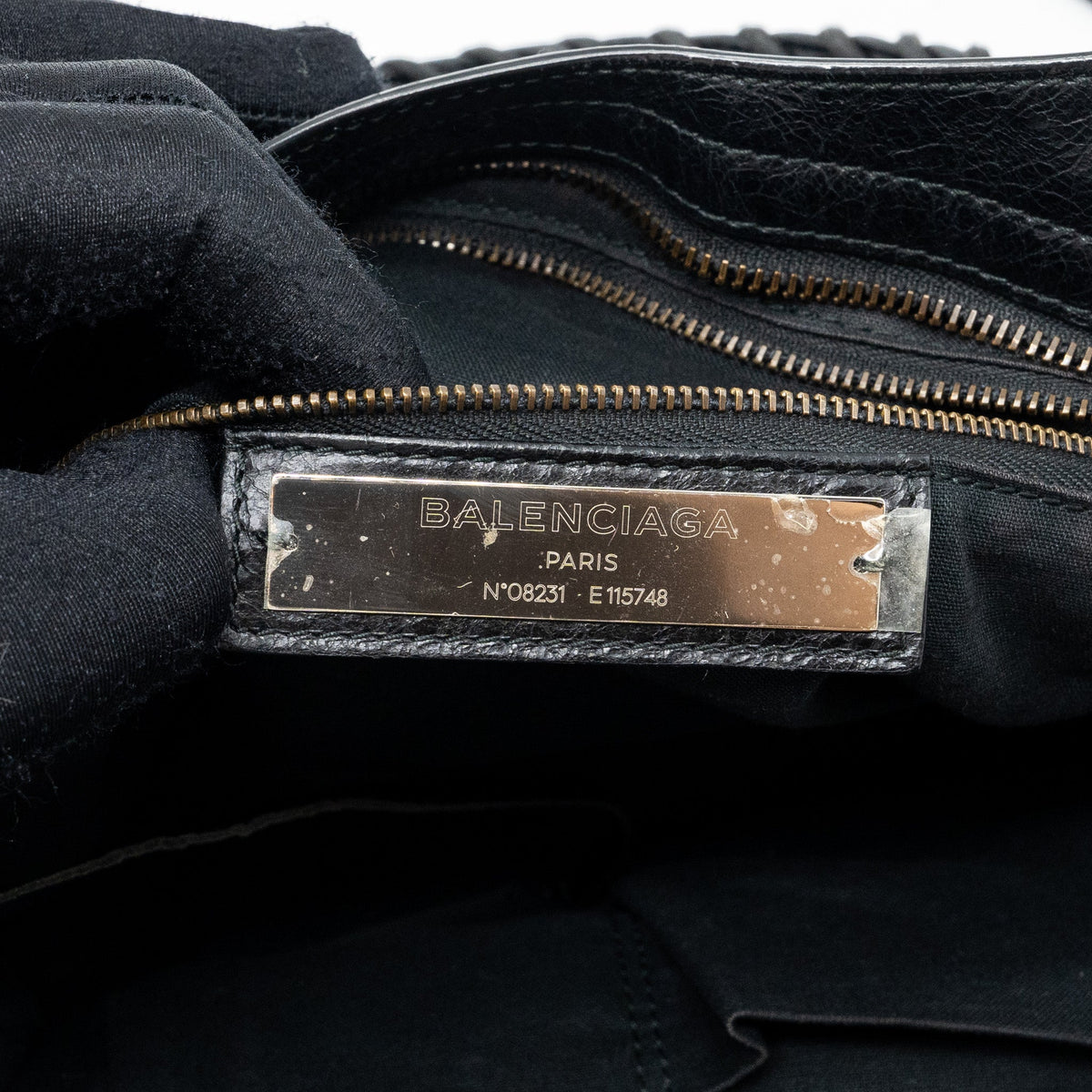 Balenciaga Classic City Bag leather Black Ruthenium Gold Hardware — Designer Leather Handbag