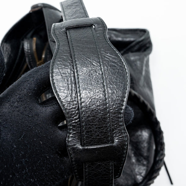 Balenciaga Classic City Bag leather Black Ruthenium Gold Hardware — Designer Leather Handbag