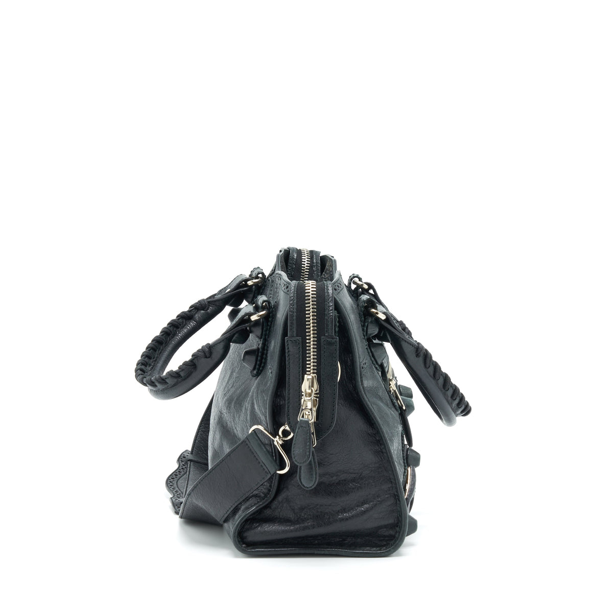 Balenciaga Giant City Bag Black SHW — Designer Leather Handbag