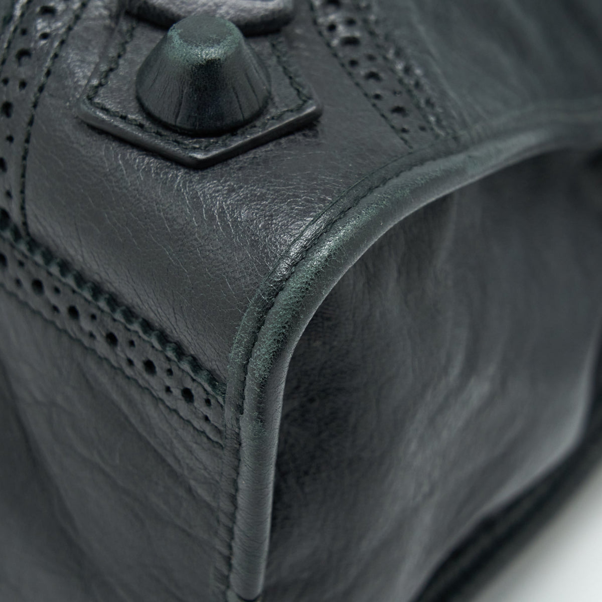 Balenciaga Giant City Bag Black SHW — Designer Leather Handbag
