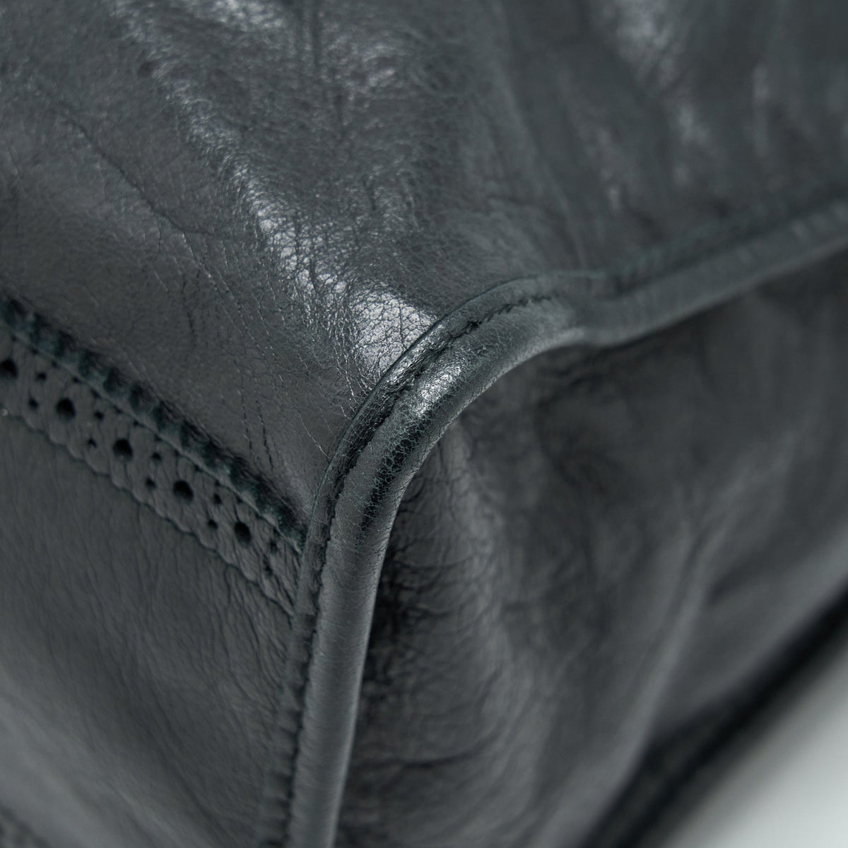 Balenciaga Giant City Bag Black SHW — Designer Leather Handbag