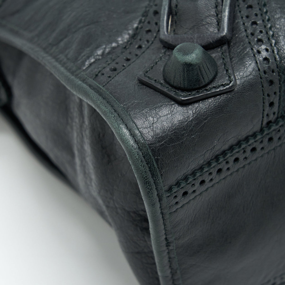 Balenciaga Giant City Bag Black SHW — Designer Leather Handbag