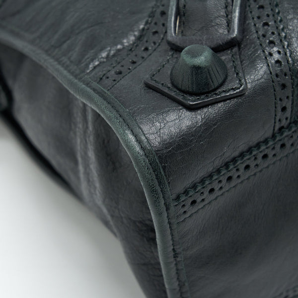 Balenciaga Giant City Bag Black SHW — Designer Leather Handbag
