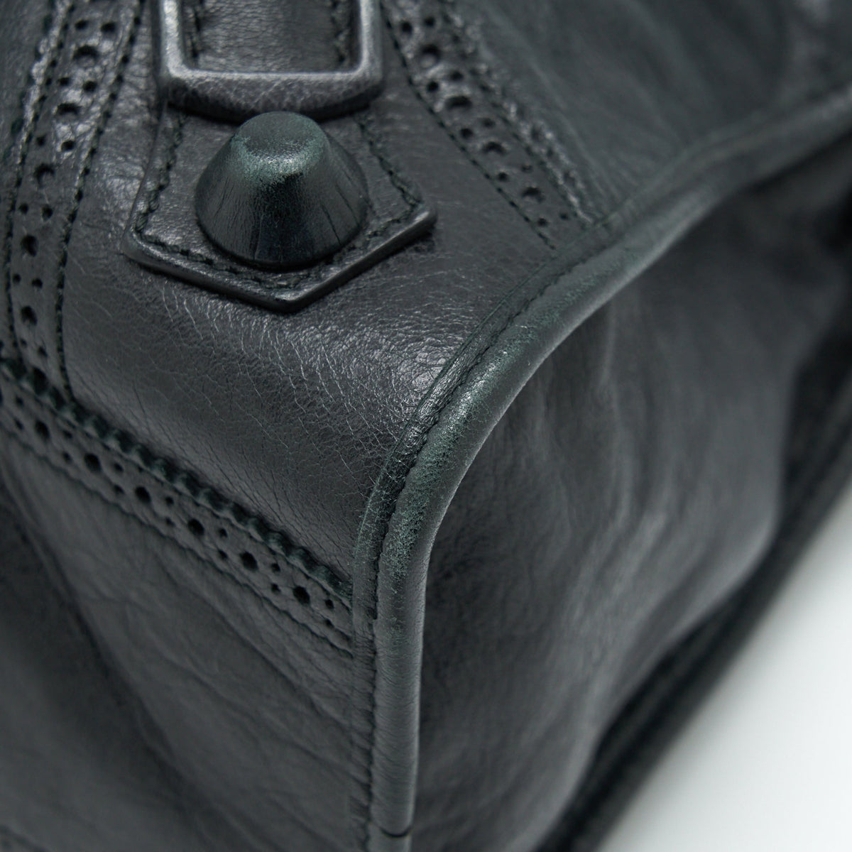 Balenciaga Giant City Bag Black SHW — Designer Leather Handbag