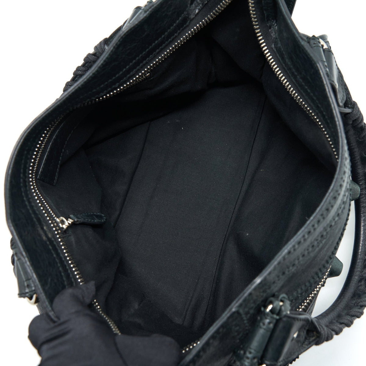 Balenciaga Giant City Bag Black SHW — Designer Leather Handbag