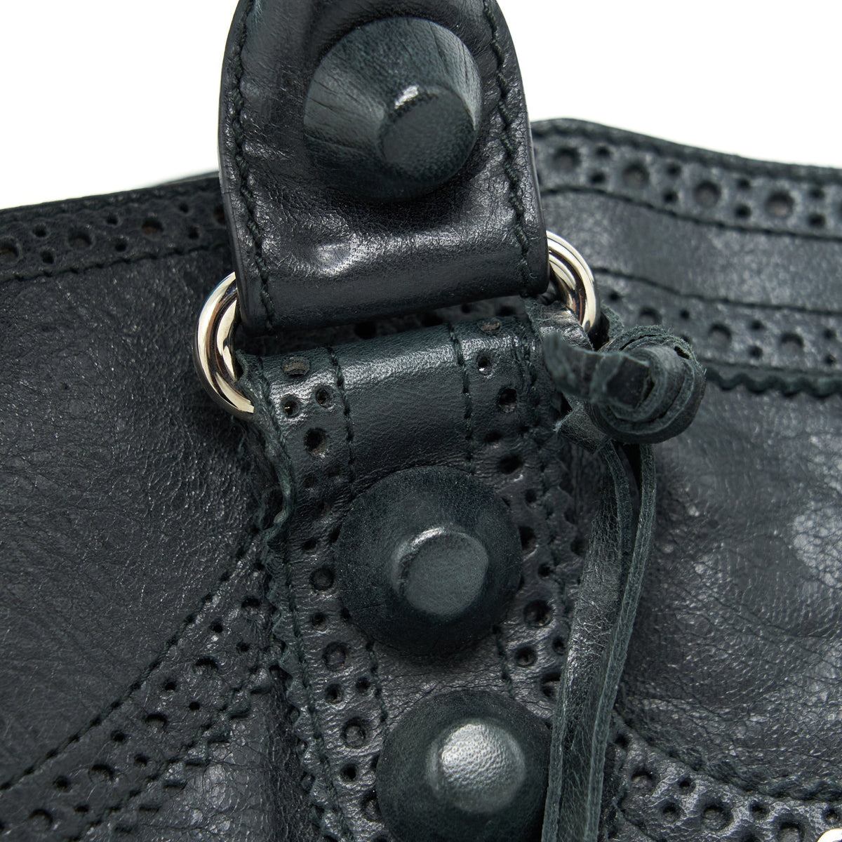 Balenciaga Giant City Bag Black SHW — Designer Leather Handbag