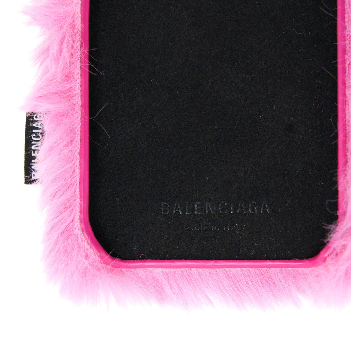 Balenciaga Iphone12 /12 pro Fluffy Bunny Phone Case Pink | Designer Luxury Handbag