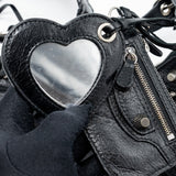 Balenciaga women's handbag Black luxury designer leather