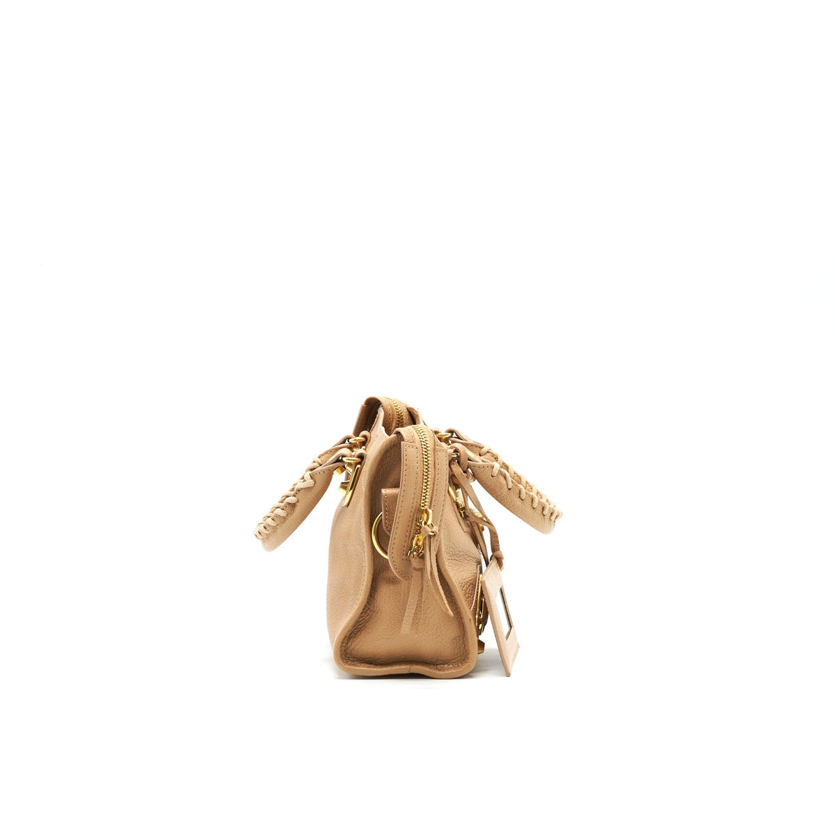 Balenciaga designer handbag leather closeup detail