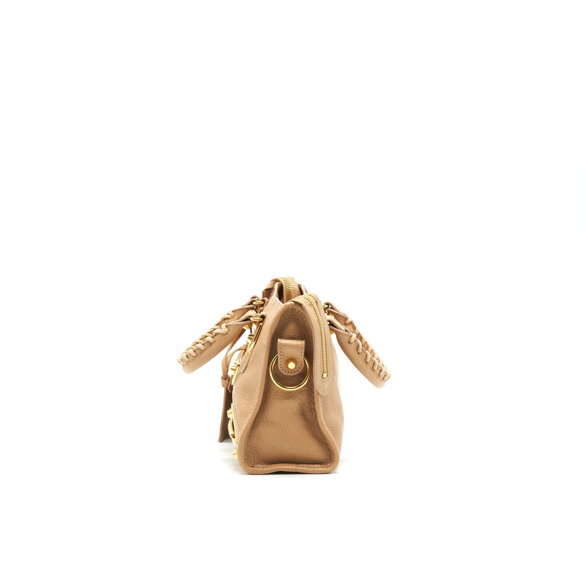 Authentic Balenciaga handbag Beige luxury fashion accessory