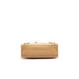 Luxar747 elegant leather Handbag flat lay view