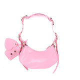 Balenciaga authentic luxury handbag Pink calf craftsmanship