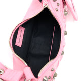 Balenciaga designer handbag calf closeup detail