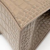 Side view of Balenciaga handbag Beige premium designer bag