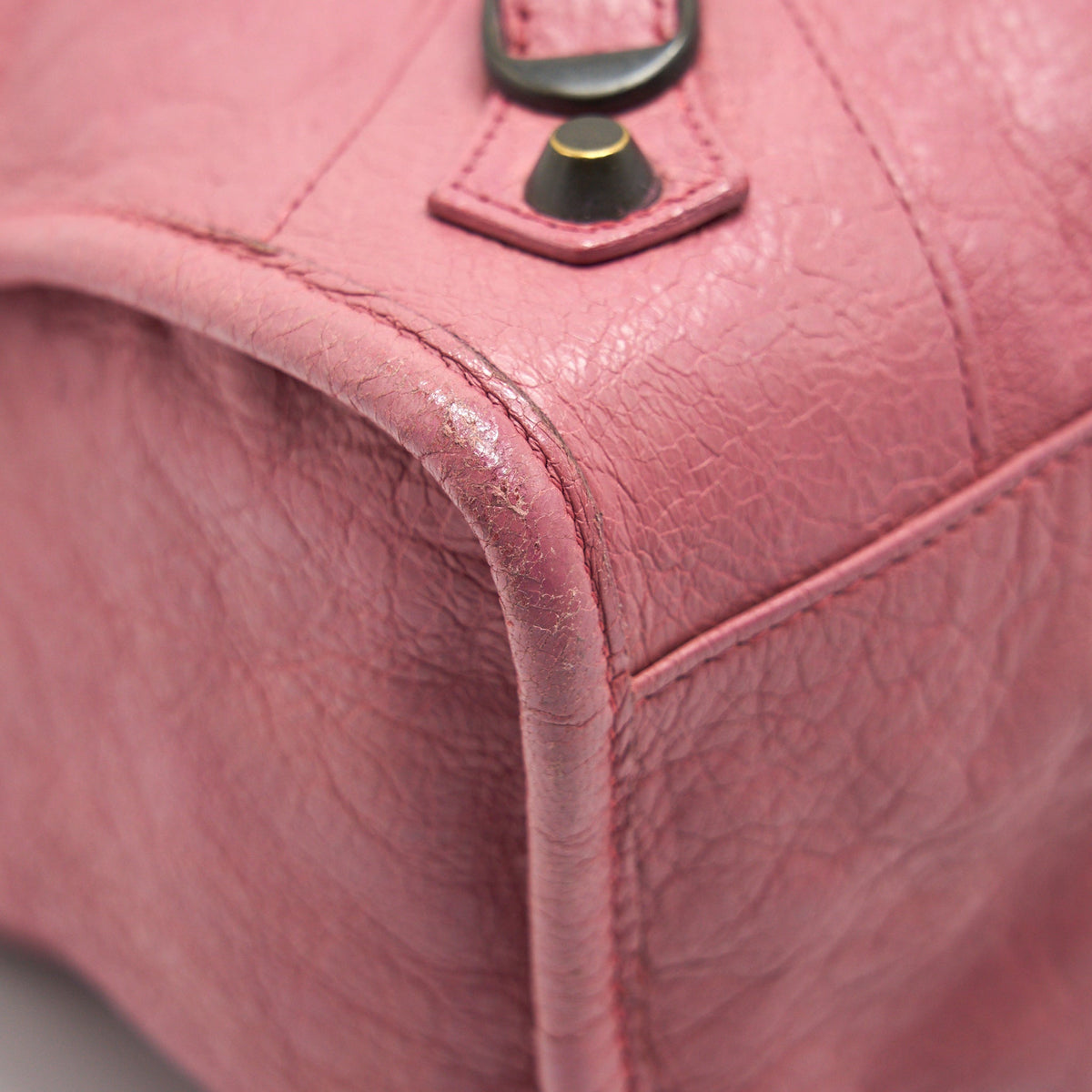 Balenciaga Classic City Bag in Pink — Designer Leather Handbag