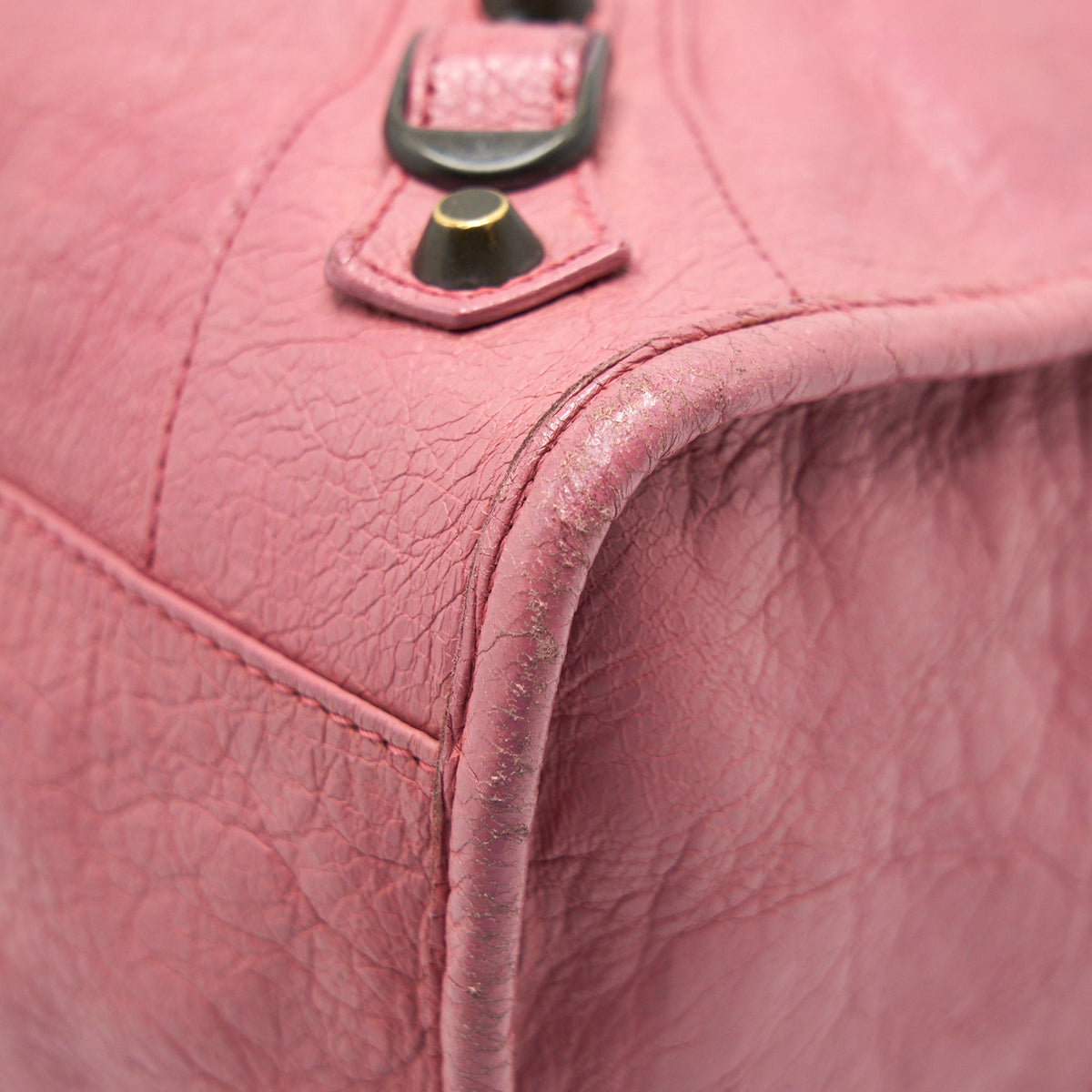 Balenciaga Classic City Bag in Pink — Designer Leather Handbag