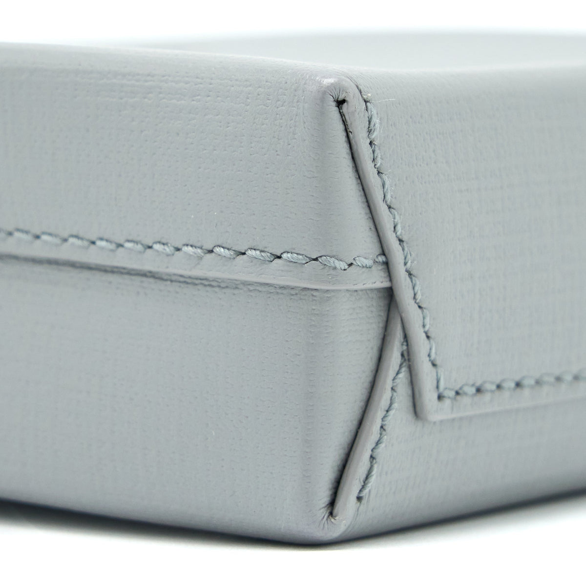 Balenciaga Mini Shopping Phone Pouch Grey SHW — Designer Phone Pouch