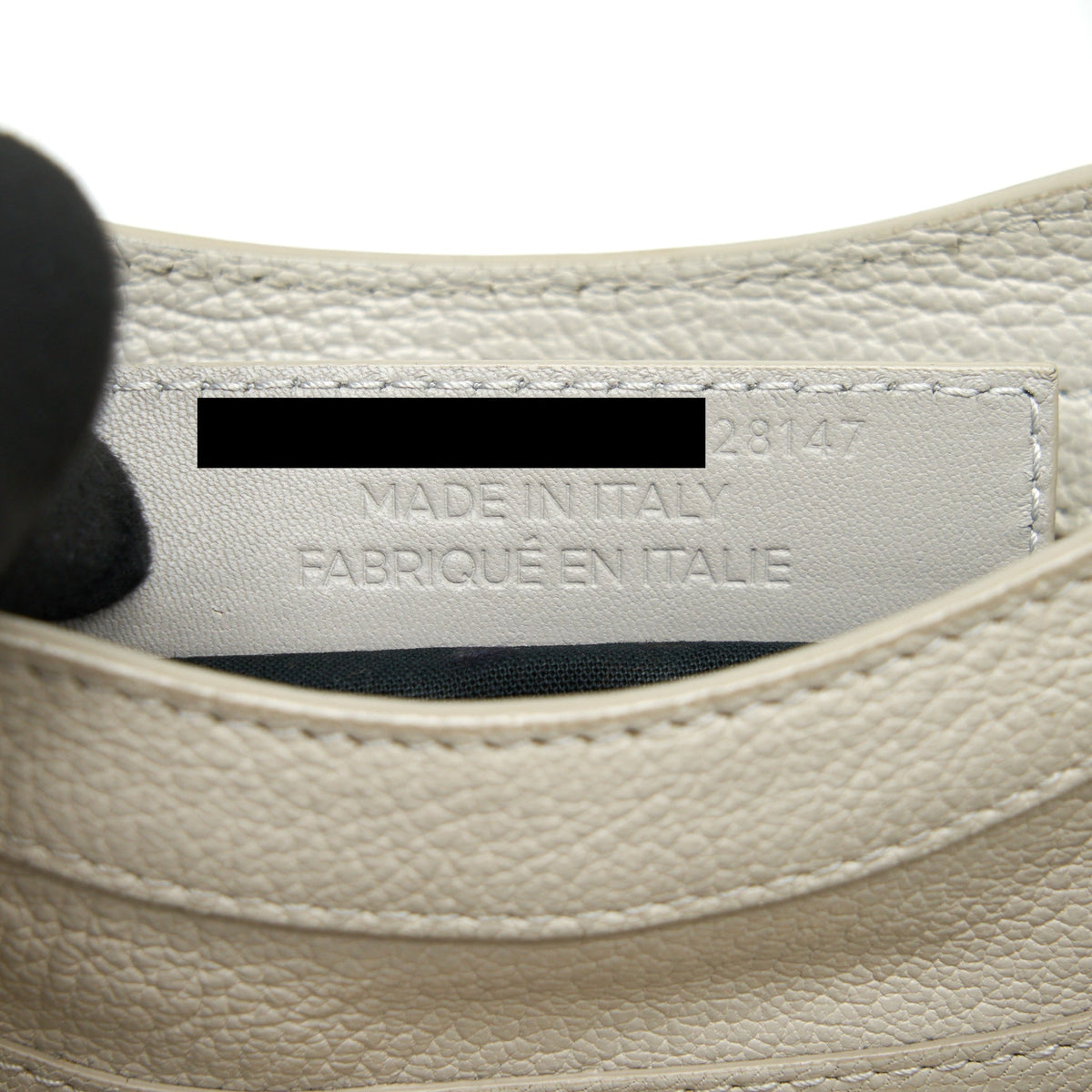 Balenciaga edged mini City bag light Grey GHW — Designer Leather Handbag