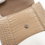 Side view of Balenciaga handbag Beige premium designer bag